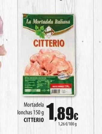 SPAR Lanzarote Mortadela lonchas citterio oferta