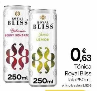 Supermercados El Jamón Tónica royal bliss oferta