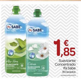 Supermercados El Jamón Suavizante concentrado ifa sabe oferta