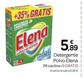 Supermercados El Jamón Detergente polvo elena oferta