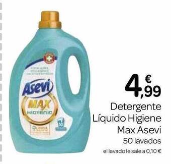 Supermercados El Jamón Detergente líquido higiene max asevi oferta