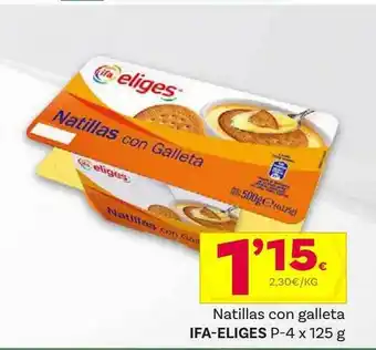 Supermercados Dani Natillas con galleta ifa-eliges oferta