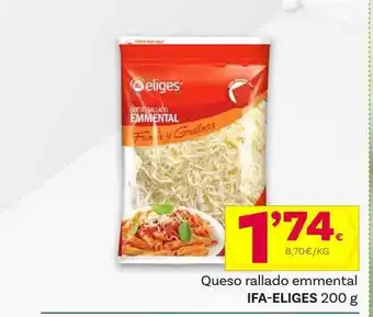 Supermercados Dani Queso rallado emmental ifa-eliges oferta