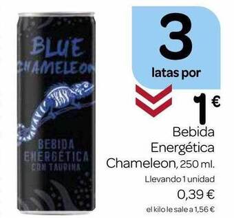 Supermercados El Jamón Bebida energética chameleon oferta