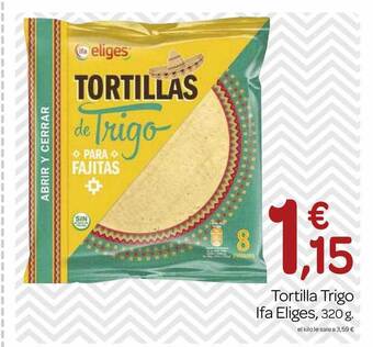 Supermercados El Jamón Tortilla trigo ifa eliges oferta