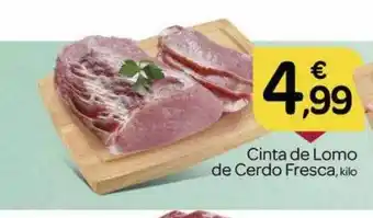 Supermercados El Jamón Cinta de lomo de cerdo fresca oferta