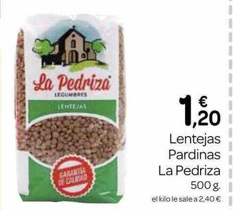 Supermercados El Jamón Lentejas pardinas la pedriza oferta