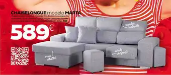 Tifón Hipermueble Chaiselongue modelo marta oferta