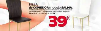 Tifón Hipermueble Silla de comedor modelo salma oferta