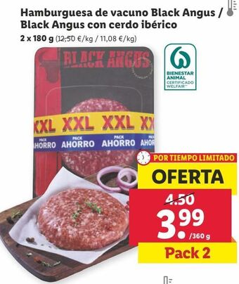 Lidl Hamburguesas oferta