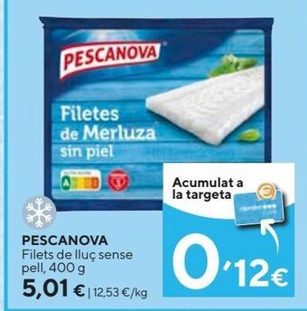 Caprabo Filetes de merluza pescanova oferta