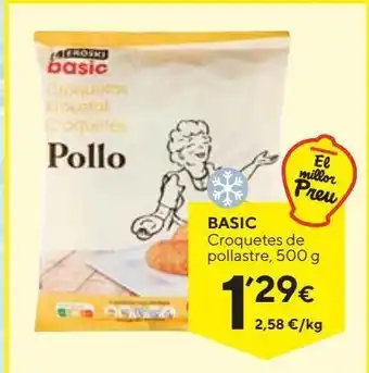 Caprabo Croquetas de pollo eroski oferta