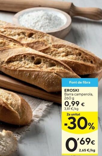 Caprabo Pan eroski oferta