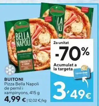Caprabo Pizza buitoni oferta