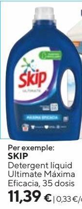 Caprabo Detergente líquido skip oferta