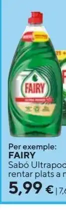 Caprabo Detergente fairy oferta