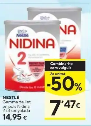 Caprabo Leche infantil nestlé oferta
