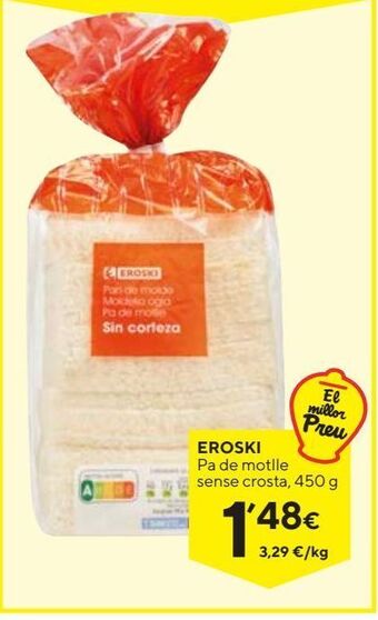 Caprabo Pan eroski oferta