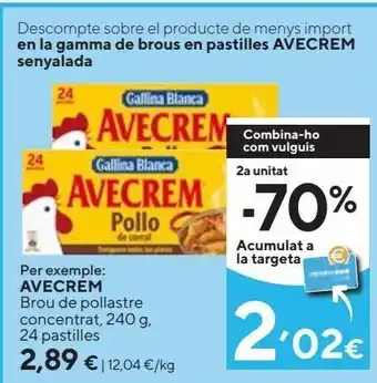 Caprabo Caldo de pollo avecrem oferta