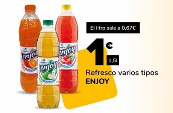 Supeco Refresco varios tipos enjoy oferta
