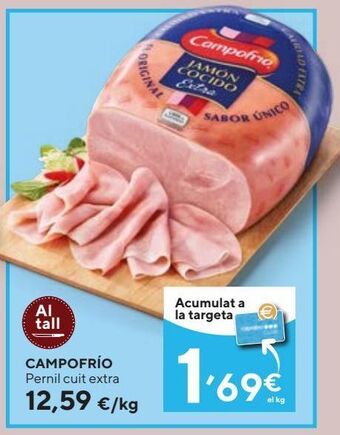 Caprabo Jamón cocido extra campofrío oferta