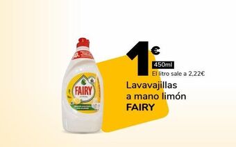 Supeco Lavavajillas a mano limón fairy oferta