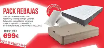 OKSofas Canapé abatible oferta