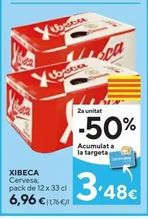 Caprabo Latas de cerveza xibeca oferta