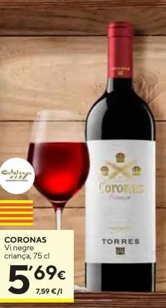 Caprabo Vino coronas oferta