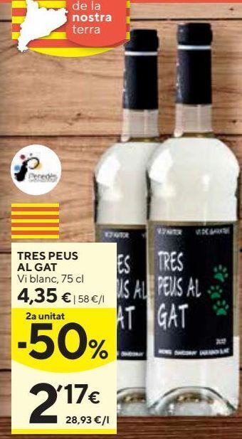 Caprabo Vino blanco oferta