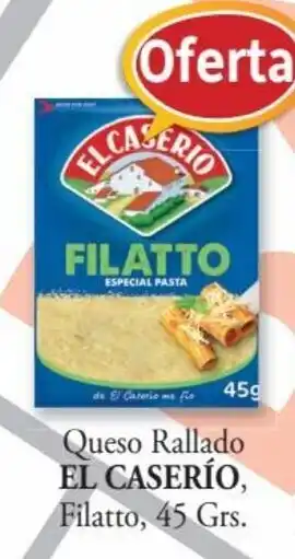 Cash Barea Queso Rallado El Caserio Fillato, 45 Grs oferta