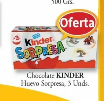Cash Barea Chocolate Kinder Huevo Sorpresa, 3 Unds oferta