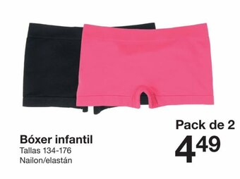 Zeeman Bóxer infantil oferta
