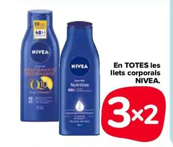 Carrefour En Totes les Ilets Corporals Nivea oferta