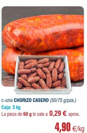 Abordo Chorizo casero oferta