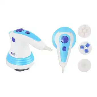 Masajeador anticelulitico longfit care ergonomico 25w blanco azul