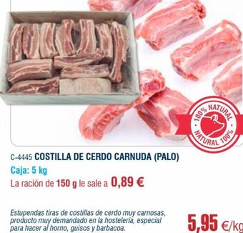 Abordo Costilla De cerdo Carnuda oferta