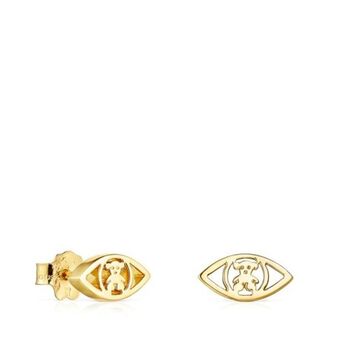 Tous Pendientes ojo de oro tous good vibes oferta