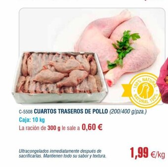 Abordo Cuartos Traseros De Pollo oferta