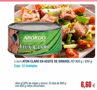 Abordo Atún Claro En Aceite De Girasol oferta