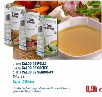 Abordo Caldo De Pollo oferta