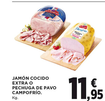 El Corte Inglés Jamón Cocido Extra O Pechuga De Pavo Campofrio oferta