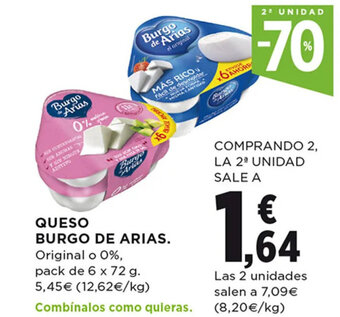 El Corte Inglés Queso Burgo De Arias oferta