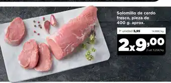 Alimerka Solomillo De Cerdo Fresco Pleza De 400 g Aprox oferta