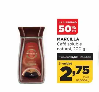 Alimerka Marcilla Café Soluble Natural 200 g oferta