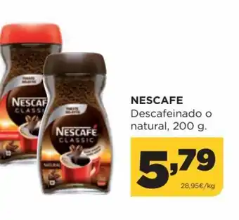 Alimerka Nescafé Descafeinado O natural 200 g oferta