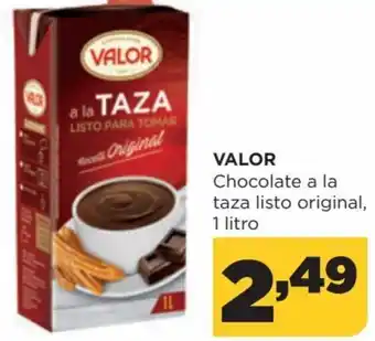 Alimerka Valor Chocolate A Al Taza Listo Original 1 Litro oferta
