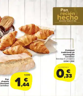 Carrefour Market Croissant Tradicional De Mantequilla oferta
