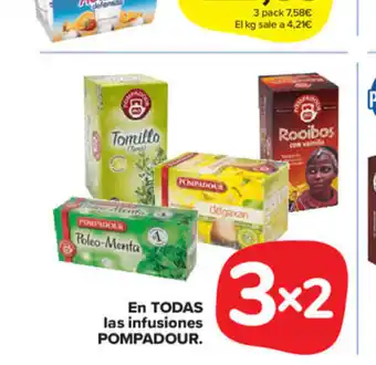 Carrefour Market En Todas Las Infusiones Pompadour oferta
