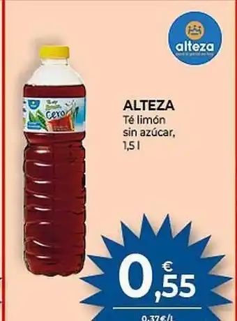 CashDiplo Alteza té limón sin azúcar oferta